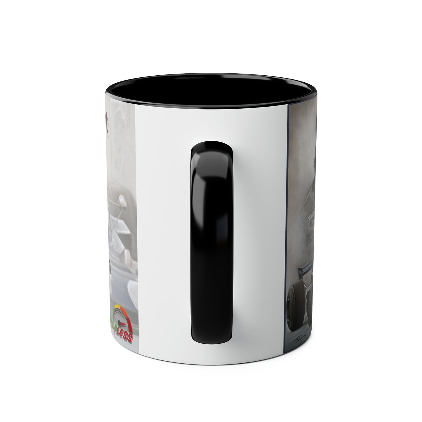 Jackie Stewart. World Champion 1973 - Two-Tone Coffee Mug, 11oz