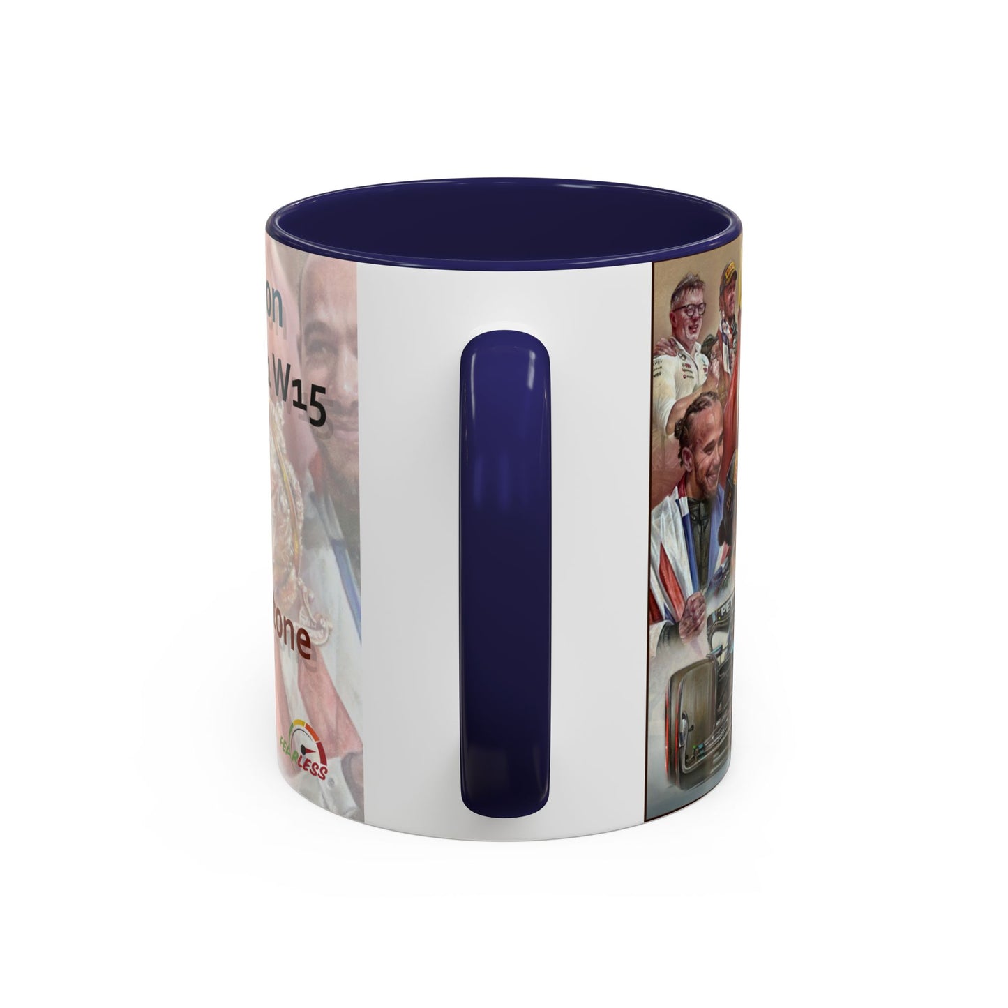 Lewis Hamilton - Silverstone 2024 Coffee Mug 11oz by Stephen Doig