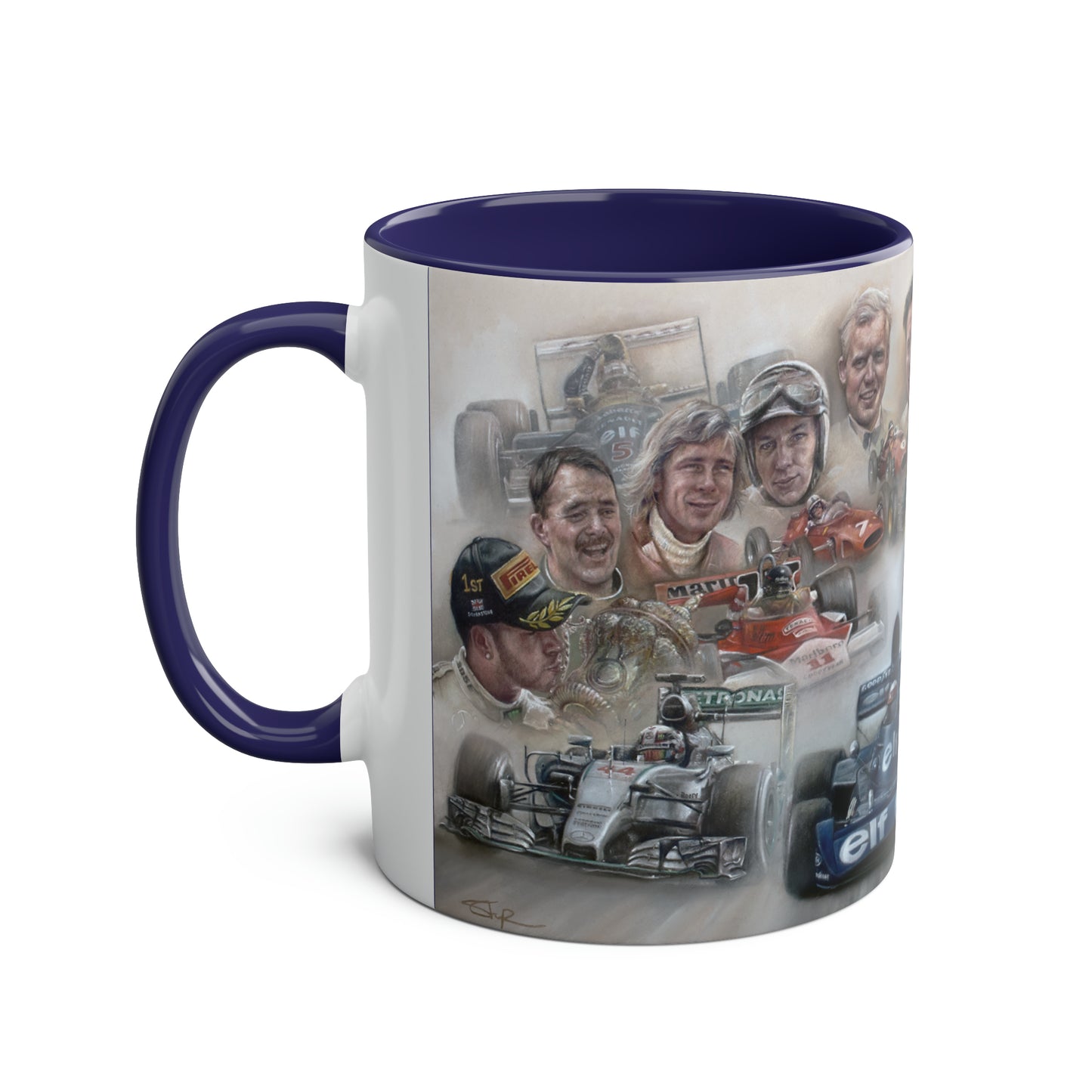 We Are The Champions - By Stephen Doig - Two Tone Coffee Mug, 11oz
