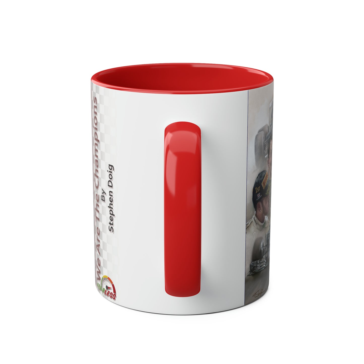 We Are The Champions - By Stephen Doig - Two Tone Coffee Mug, 11oz
