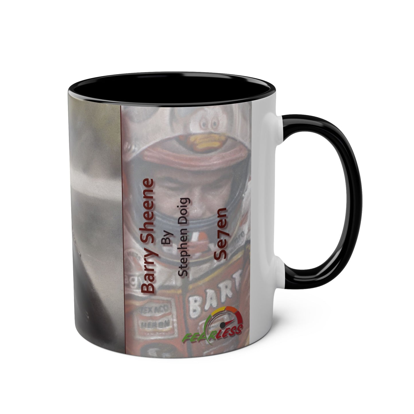 Coffee Mug - Barry Sheene No 7 by Stephen Doig