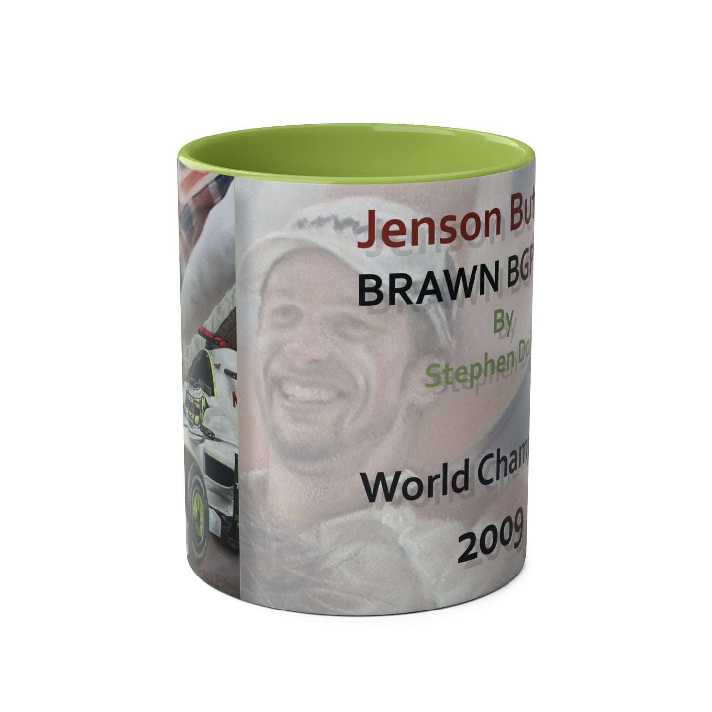 Jenson Button. World Champion 2009 - Two-Tone Coffee Mug, 11oz