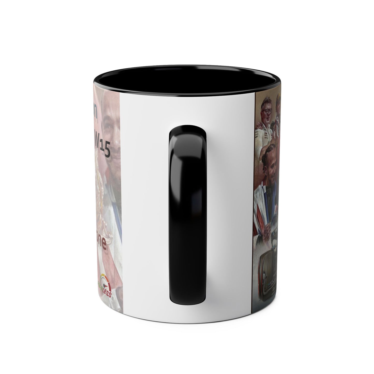 Lewis Hamilton. Silverstone 2024- Two-Tone Coffee Mug, 11oz