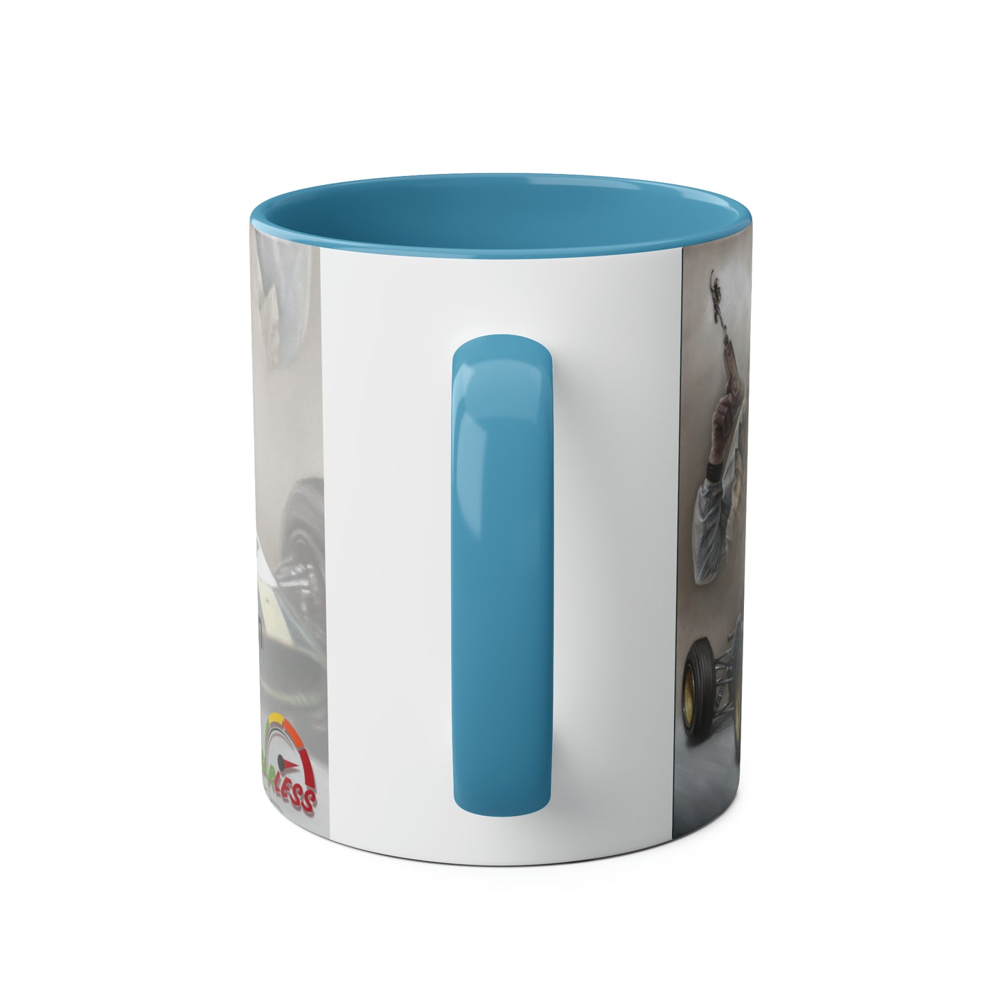 Jim Clark. World Champion 1962 - Two-Tone Coffee Mugs, 11oz