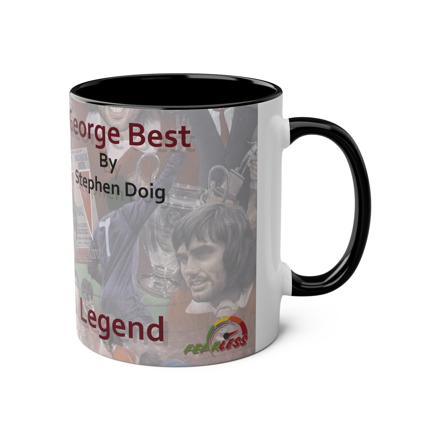 Coffee Mug - George Best Legend 11oz Two-Tone