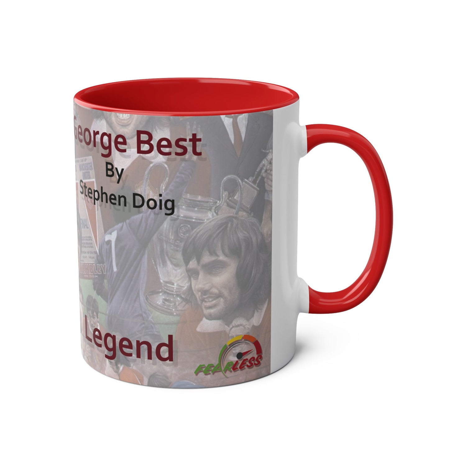 Coffee Mug - George Best Legend 11oz Two-Tone
