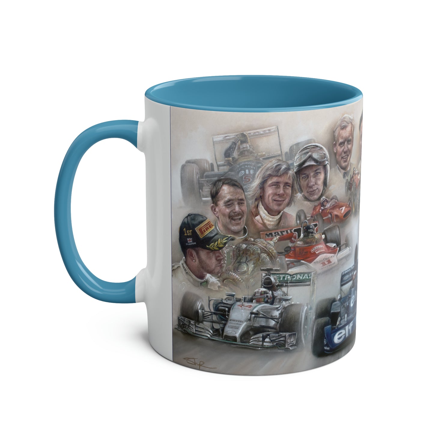 We Are The Champions - By Stephen Doig - Two Tone Coffee Mug, 11oz