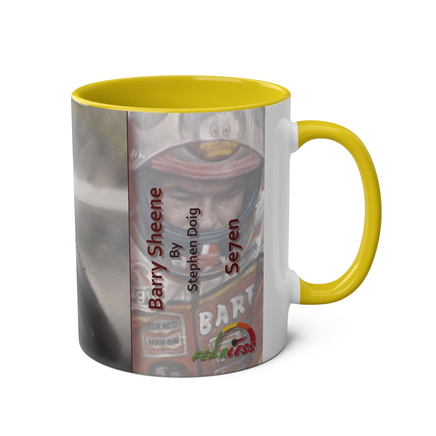 Coffee Mug - Barry Sheene No 7 by Stephen Doig