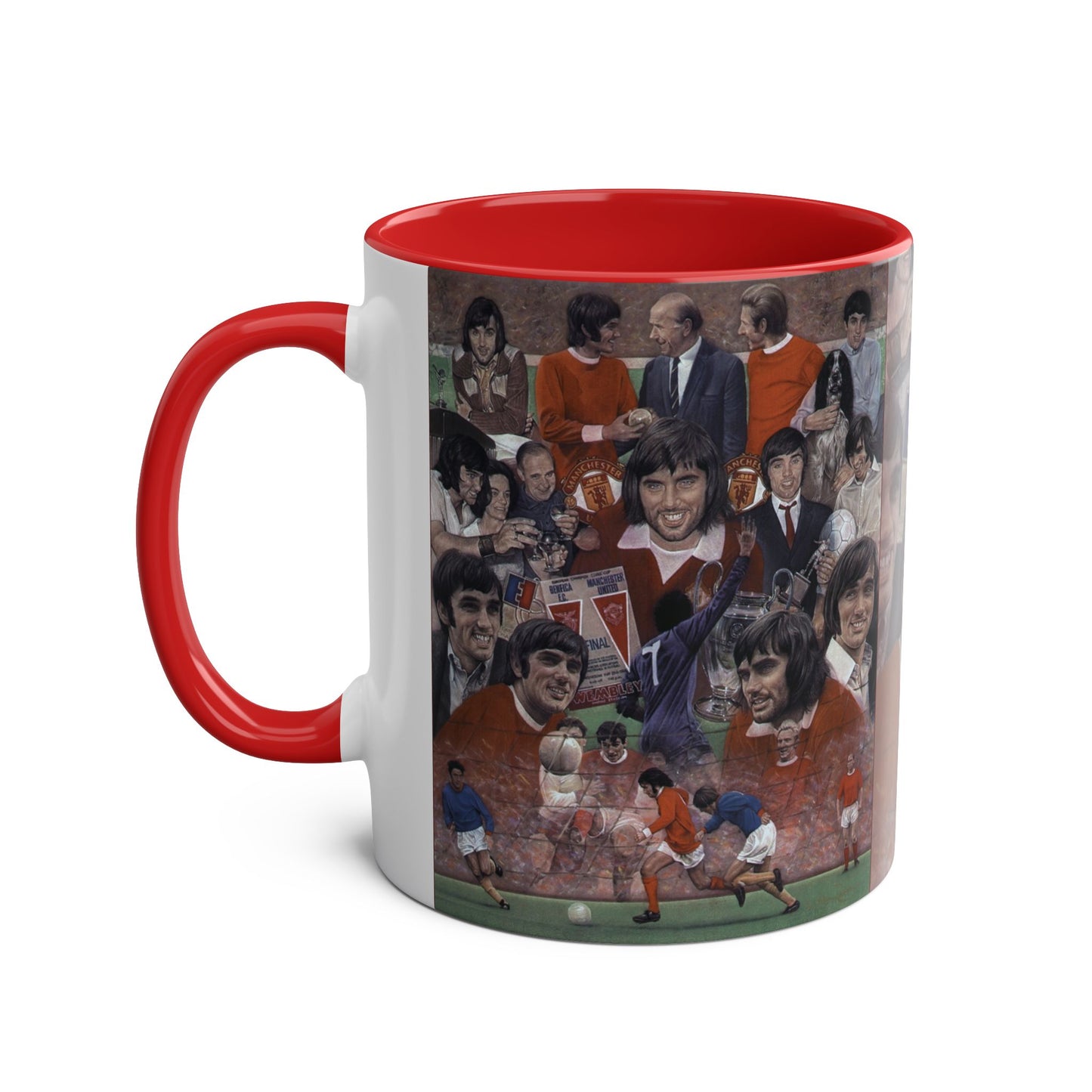 Coffee Mug - George Best Legend 11oz Two-Tone