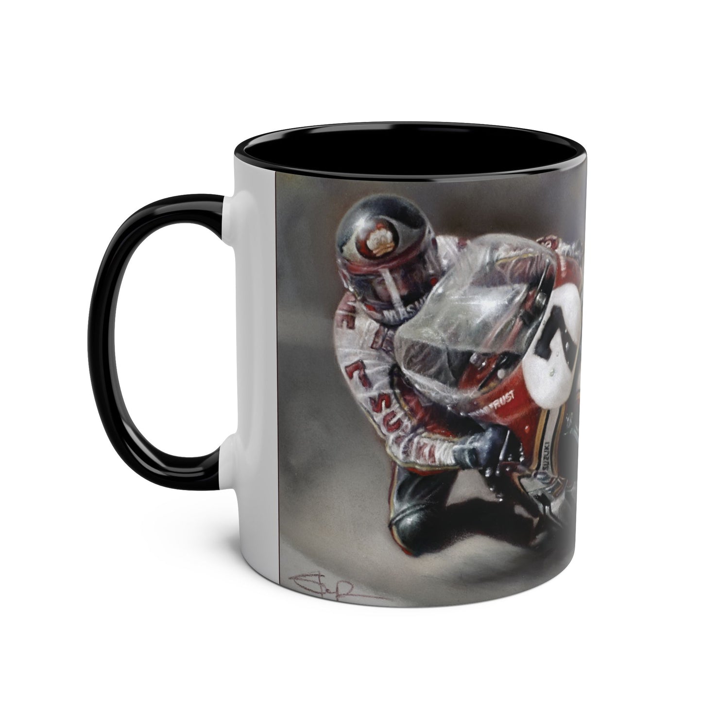 Coffee Mug - Barry Sheene No 7 by Stephen Doig