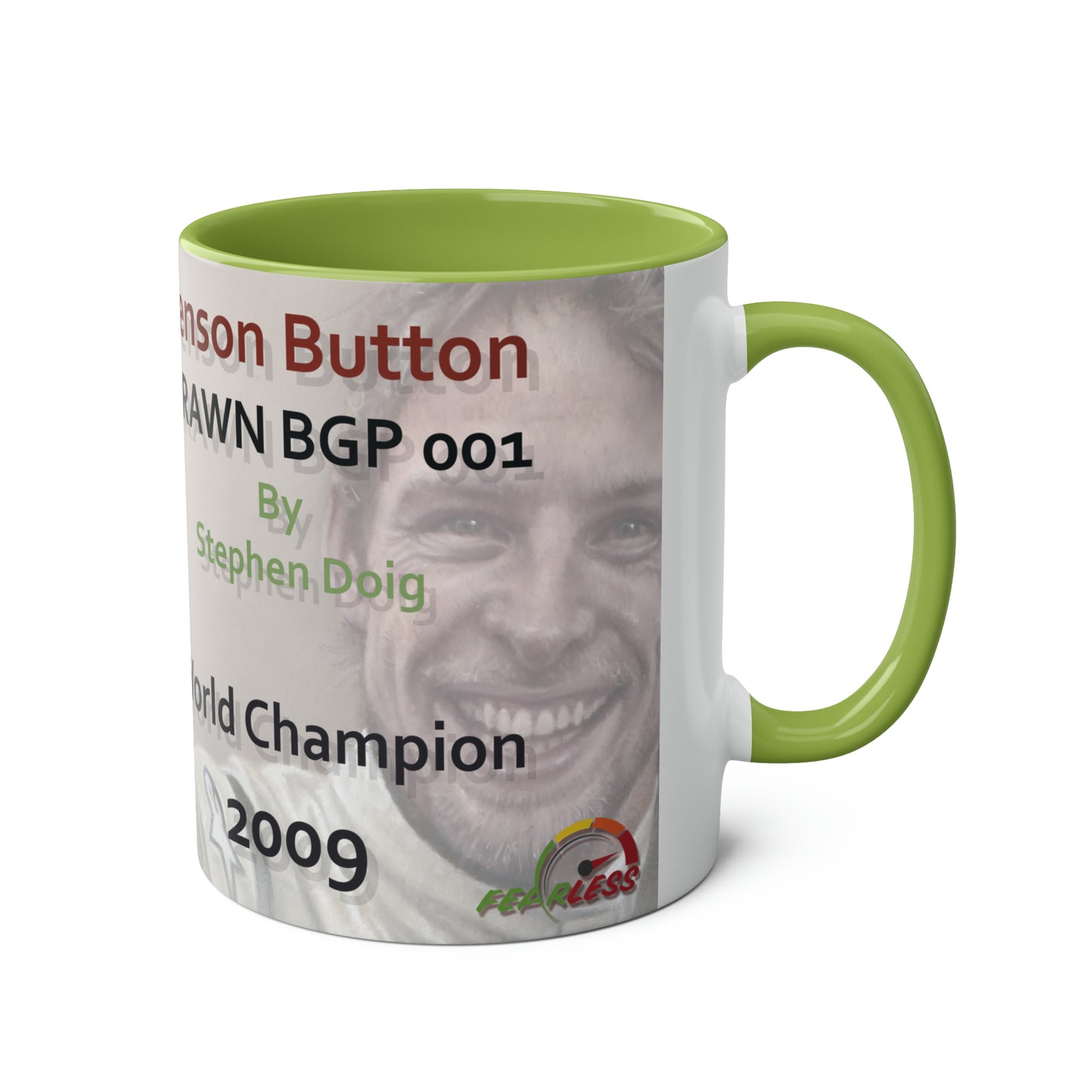 Jenson Button. World Champion 2009 - Two-Tone Coffee Mug, 11oz