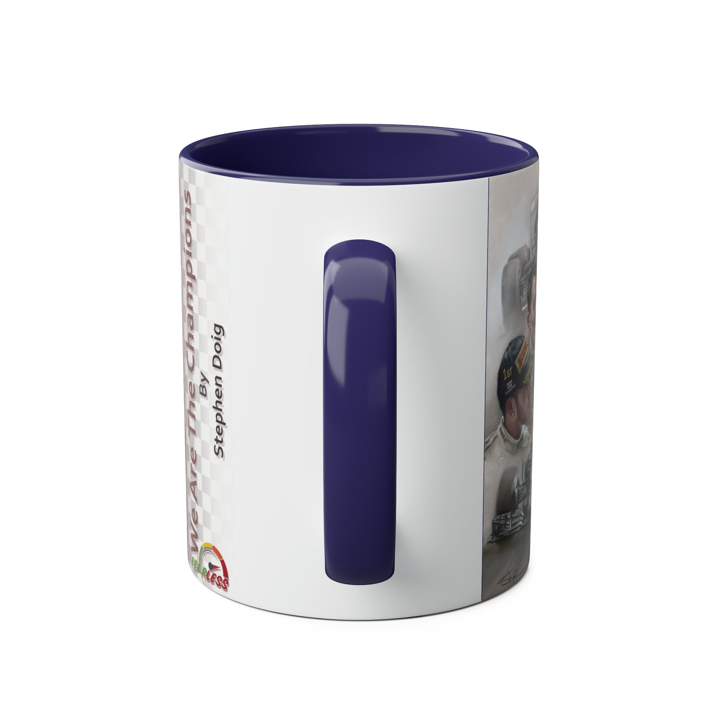 We Are The Champions - By Stephen Doig - Two Tone Coffee Mug, 11oz