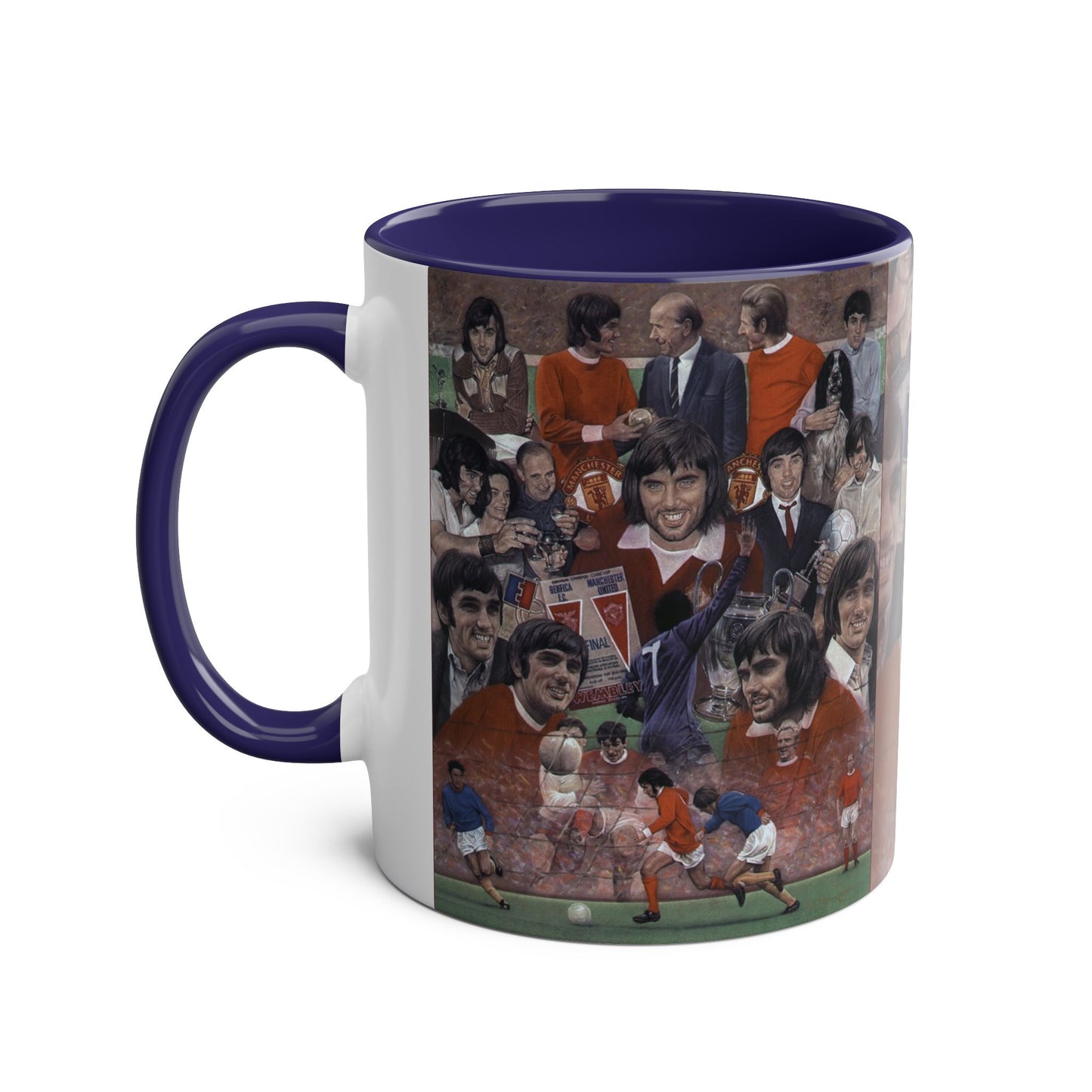 Coffee Mug - George Best Legend 11oz Two-Tone