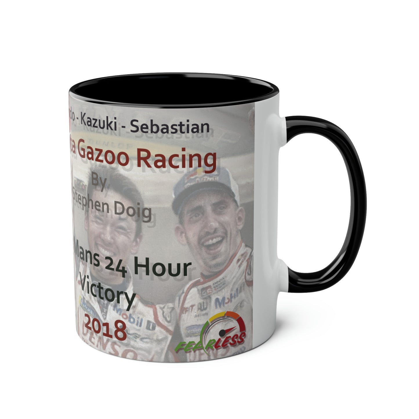 Fernando Alonso. Victory at Le Mans 2018 - Two-Tone Coffee Mug, 11oz