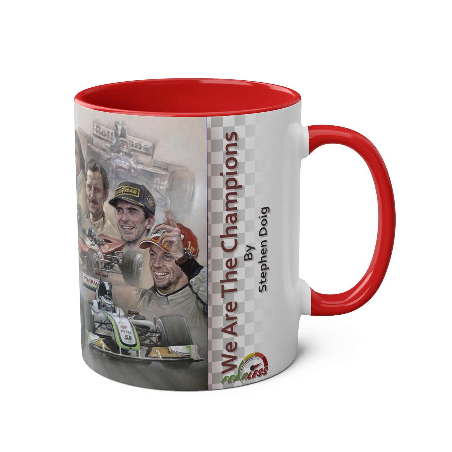 We Are The Champions - By Stephen Doig - Two Tone Coffee Mug, 11oz