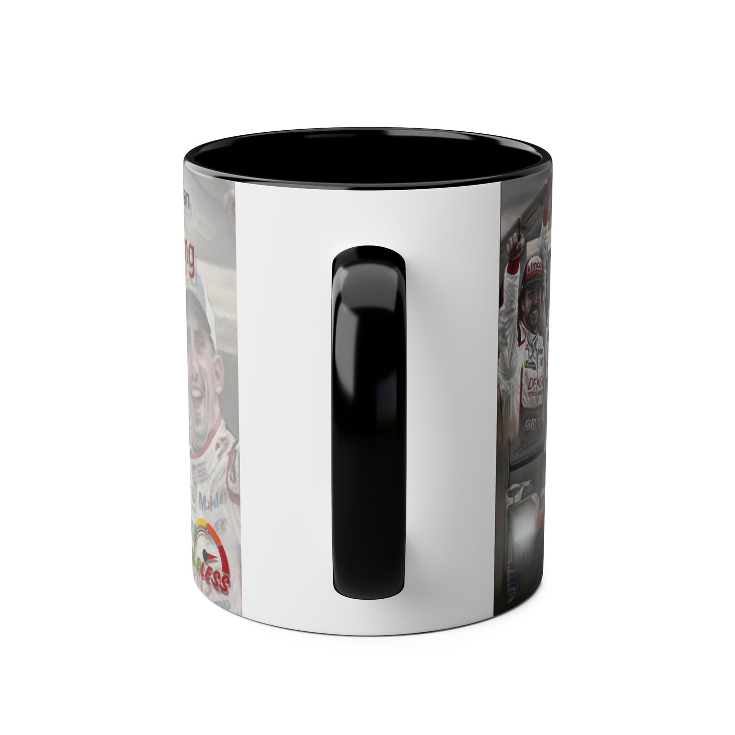 Fernando Alonso. Victory at Le Mans 2018 - Two-Tone Coffee Mug, 11oz