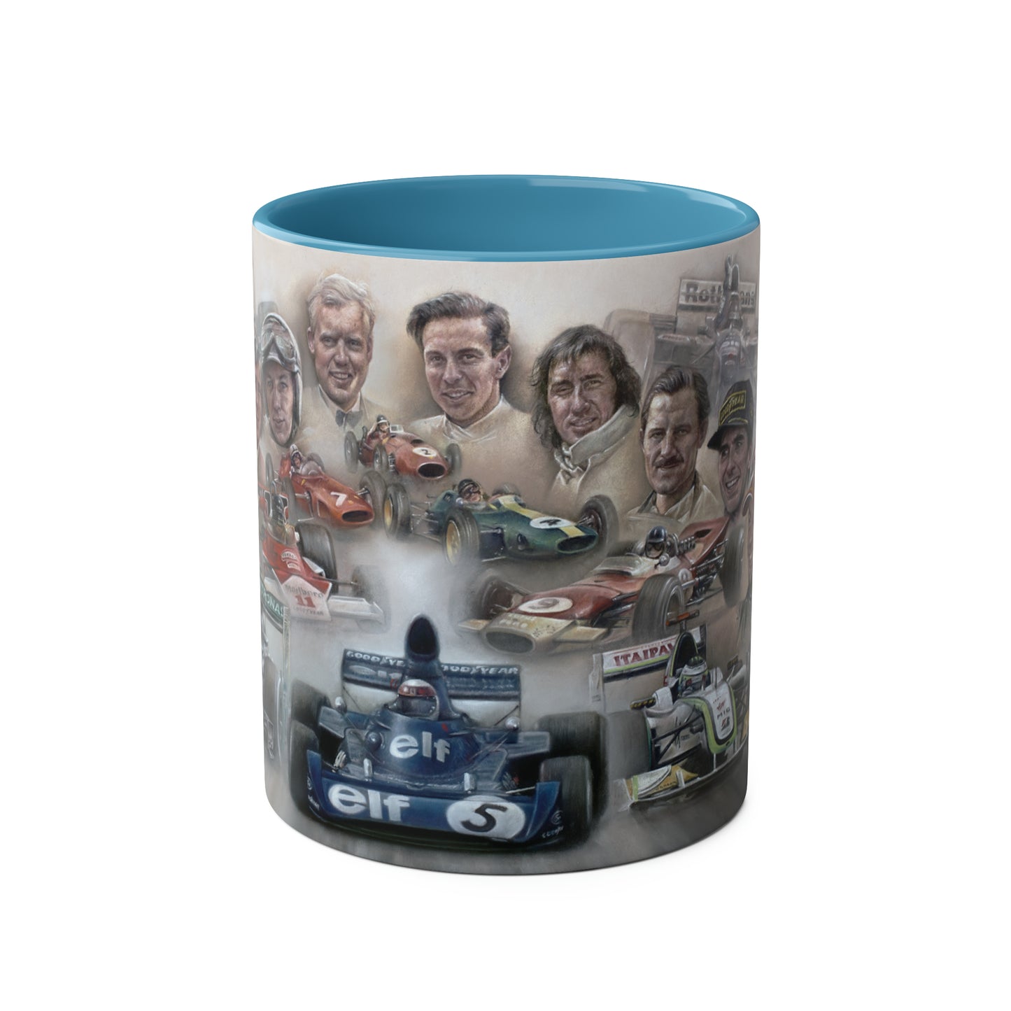 We Are The Champions - By Stephen Doig - Two Tone Coffee Mug, 11oz
