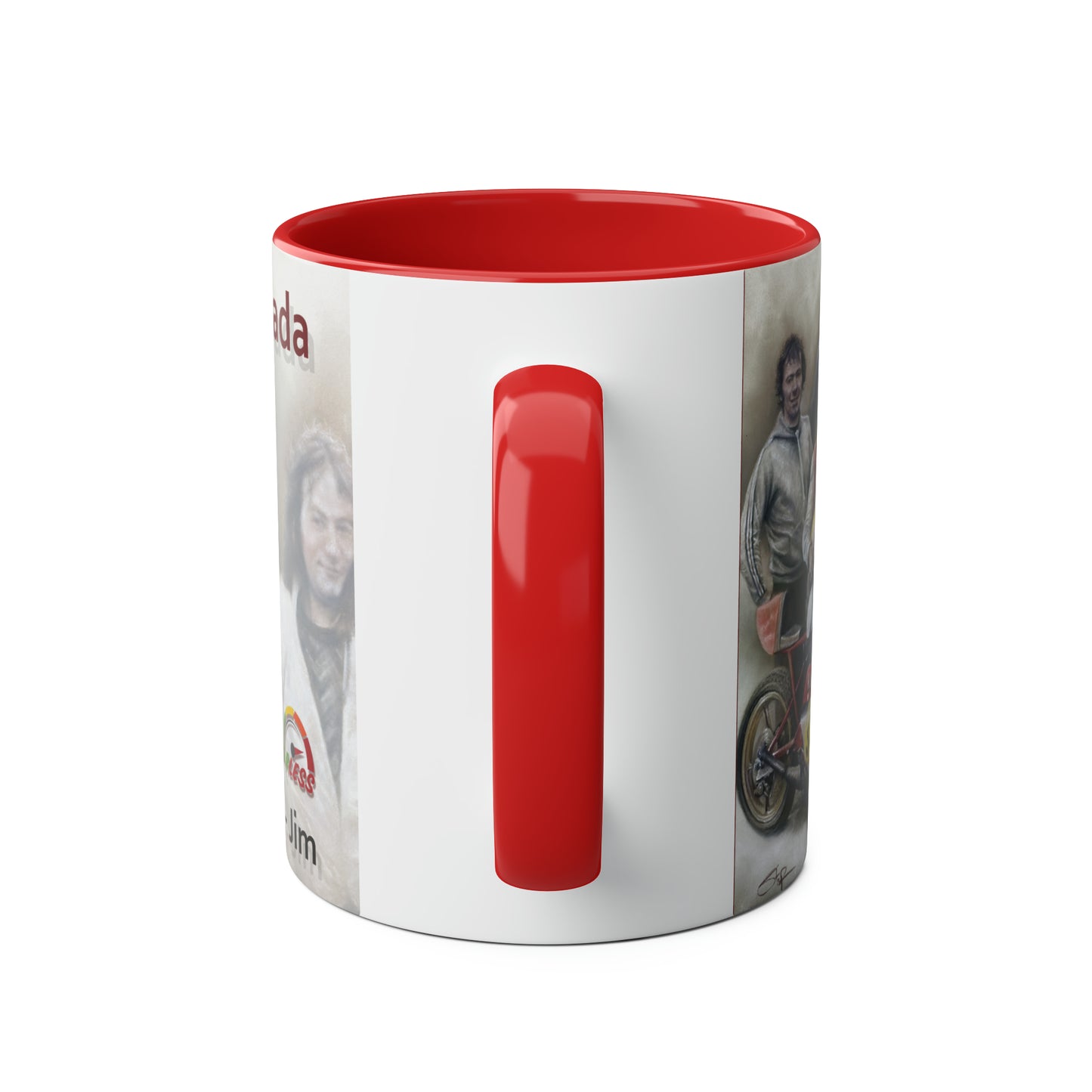 The Armoy Armada. Joey, Frank. Mervyn, Jim - Two-Tone Coffee Mug, 11oz