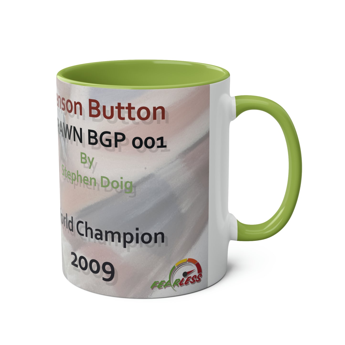 Jenson Button. World Champion 2009 - Two-Tone Coffee Mug, 11oz