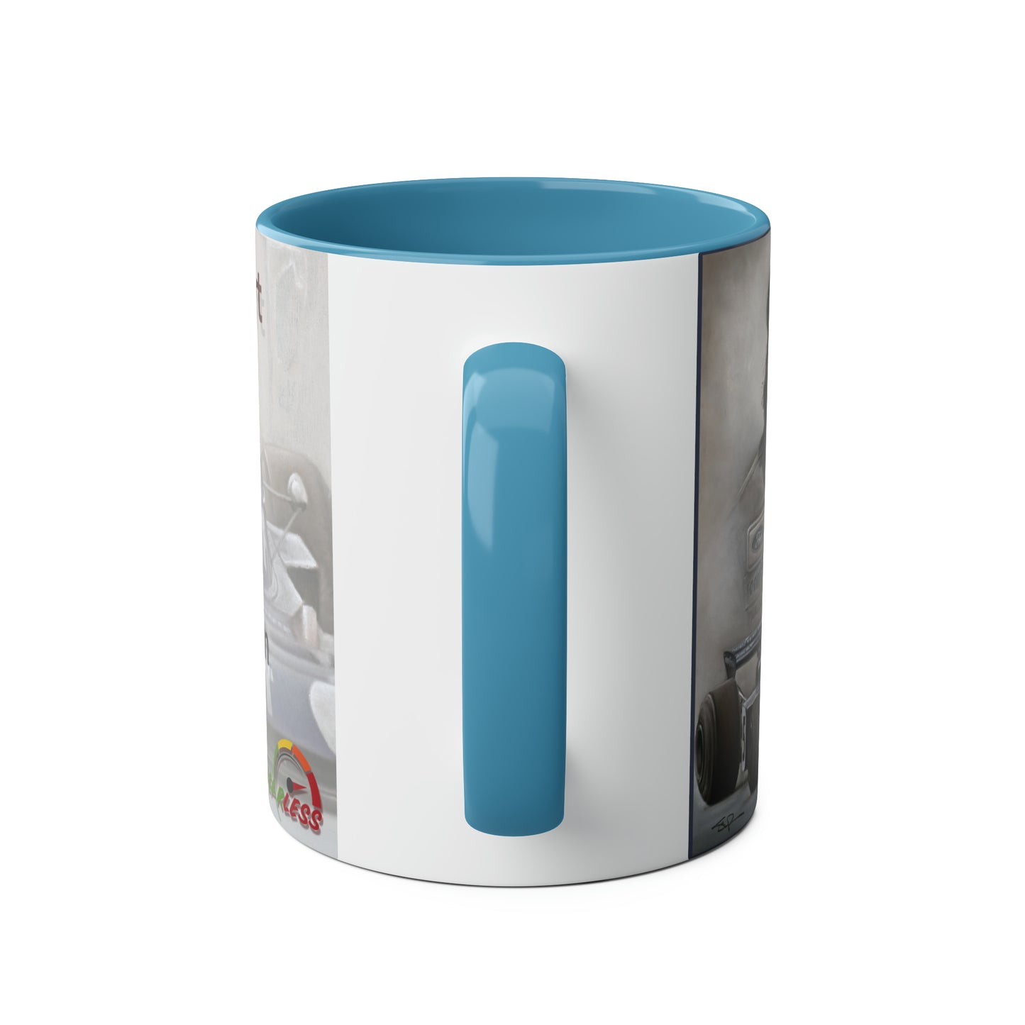 Jackie Stewart. World Champion 1973 - Two-Tone Coffee Mug, 11oz