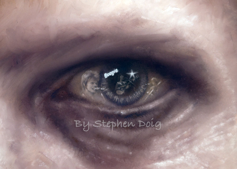 David Bowie - Starman  -   Original Pastel Artwork by Stephen Doig