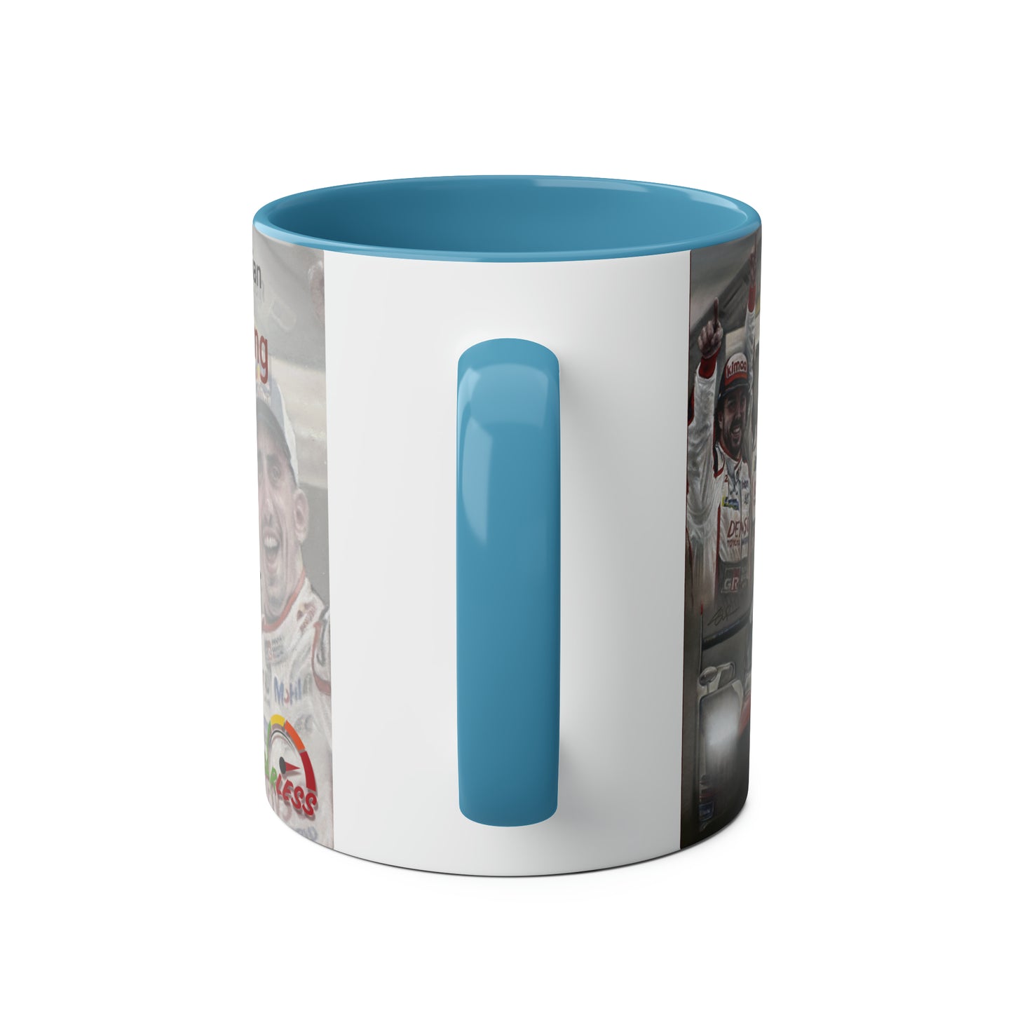 Fernando Alonso. Victory at Le Mans 2018 - Two-Tone Coffee Mug, 11oz
