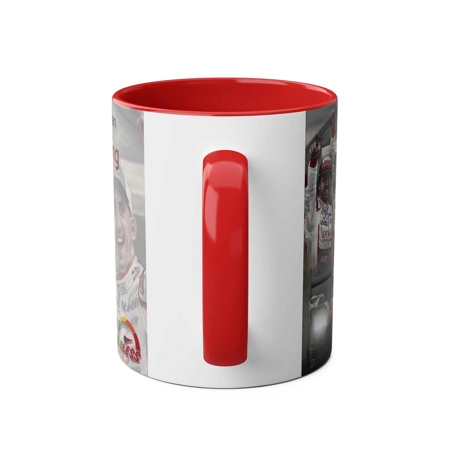Fernando Alonso. Victory at Le Mans 2018 - Two-Tone Coffee Mug, 11oz