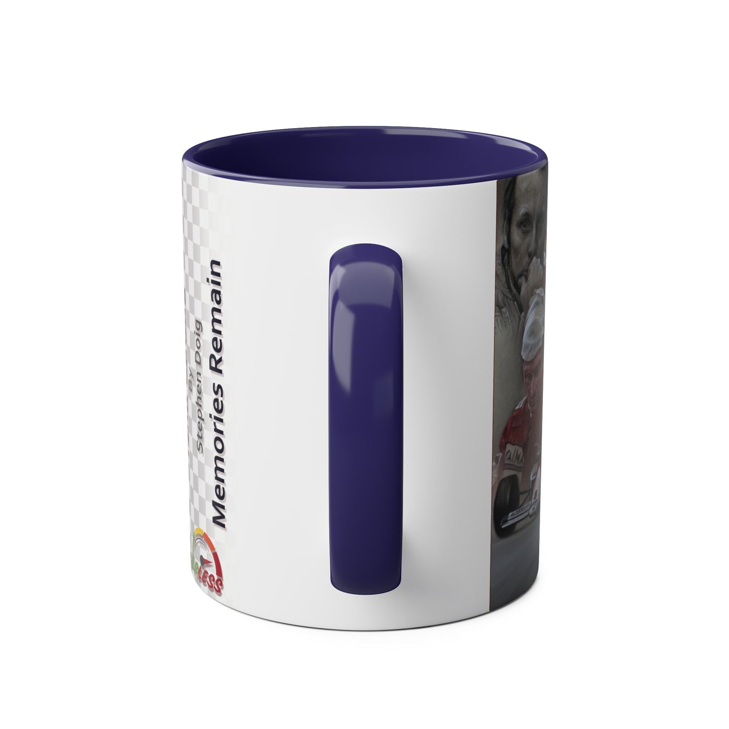 Niki Lauda. Memories Remain - Two-Tone Coffee Mug, 11oz