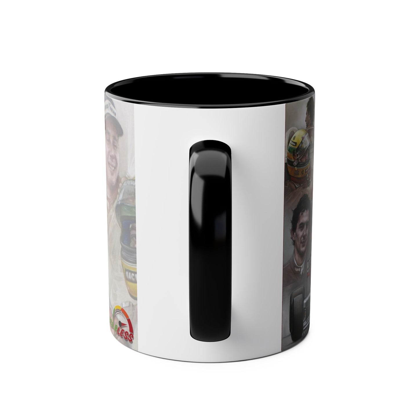 Ayrton Senna. ICON - Two-Tone Coffee Mug, 11oz