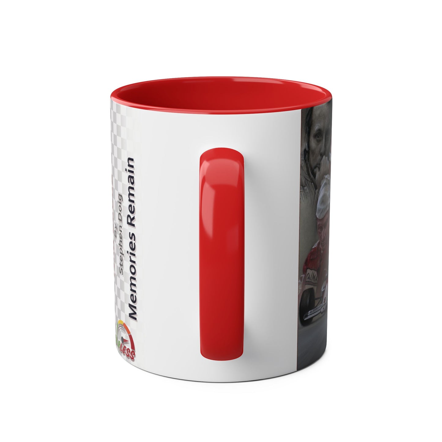 Niki Lauda. Memories Remain - Two-Tone Coffee Mug, 11oz