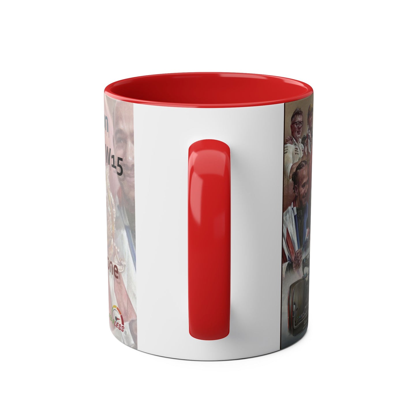 Lewis Hamilton. Silverstone 2024- Two-Tone Coffee Mug, 11oz