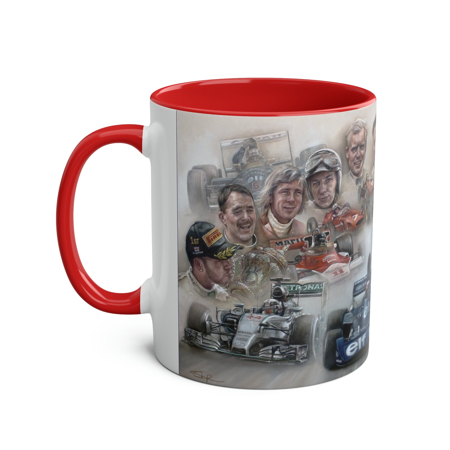 We Are The Champions - By Stephen Doig - Two Tone Coffee Mug, 11oz
