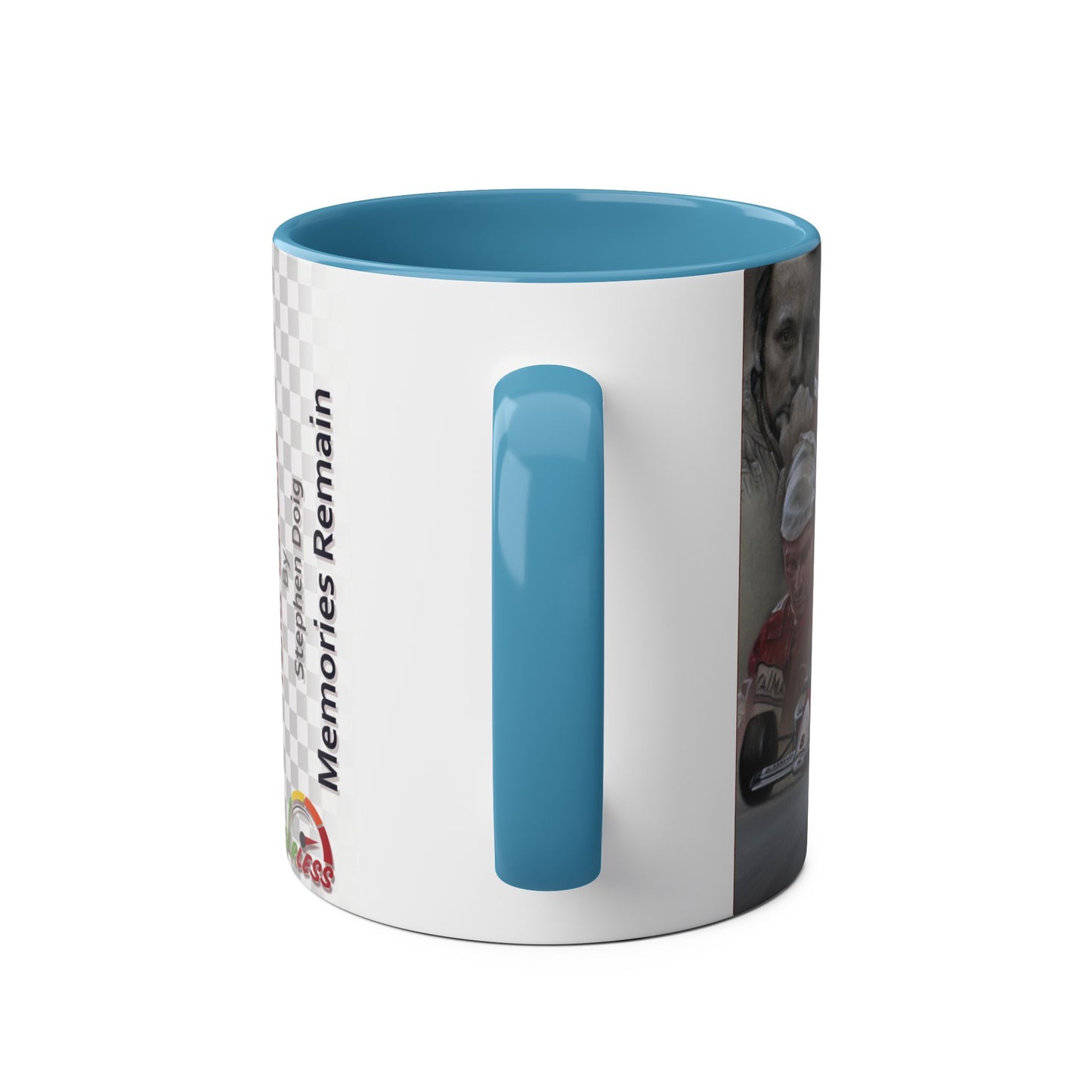 Niki Lauda. Memories Remain - Two-Tone Coffee Mug, 11oz