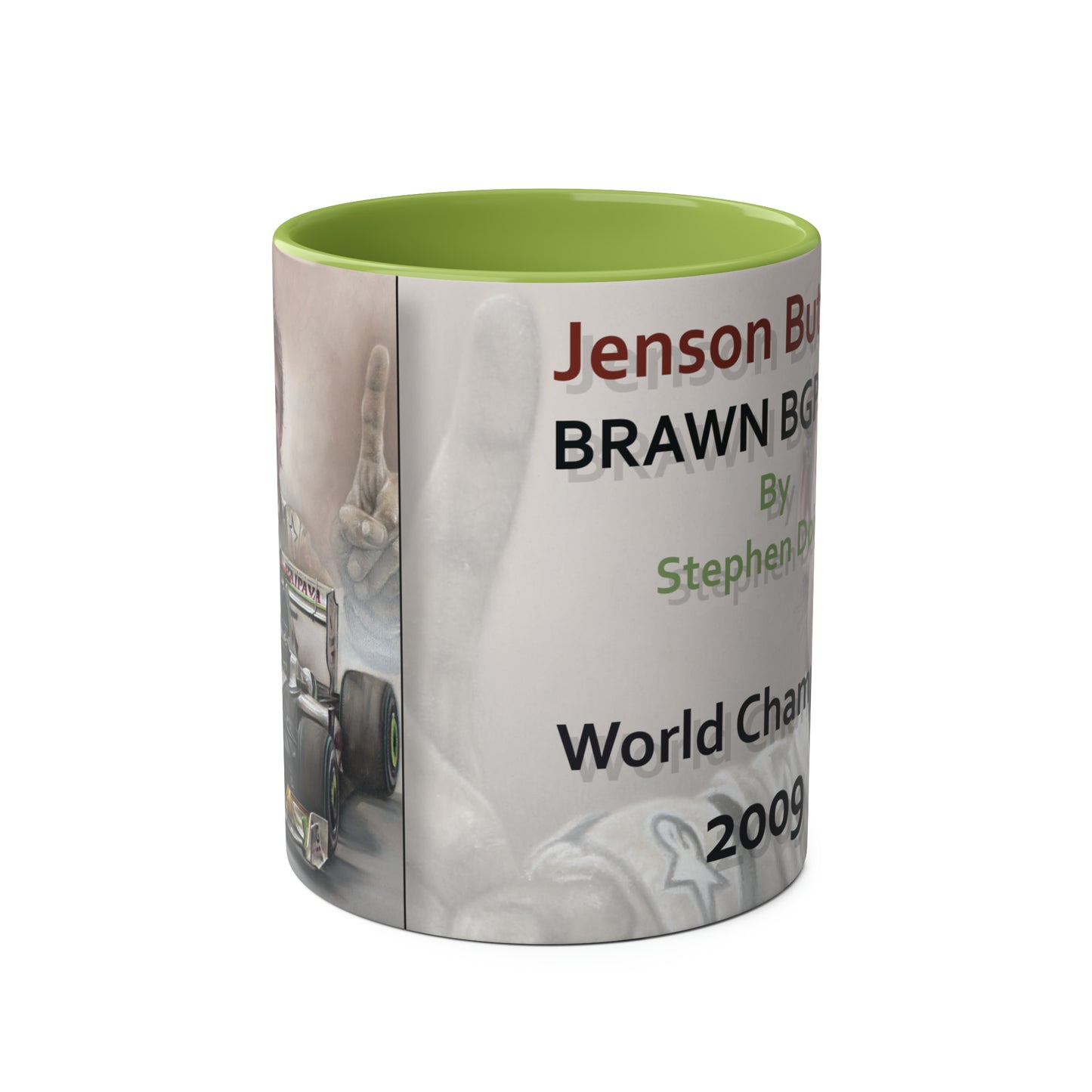 Jenson Button. World Champion 2009 - Two-Tone Coffee Mug, 11oz