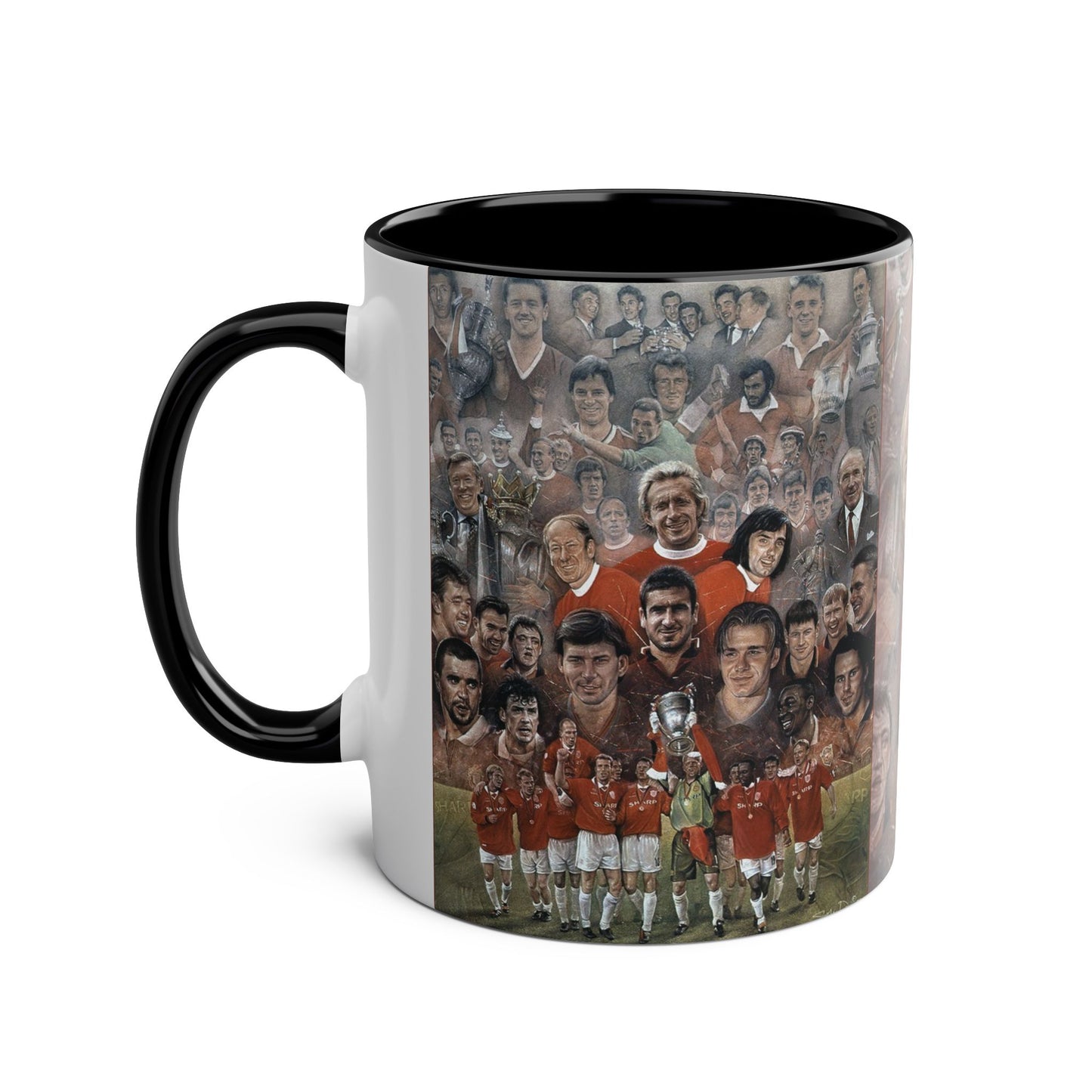 Manchester United Legends Coffee Mug, 11oz by Stephen Doig