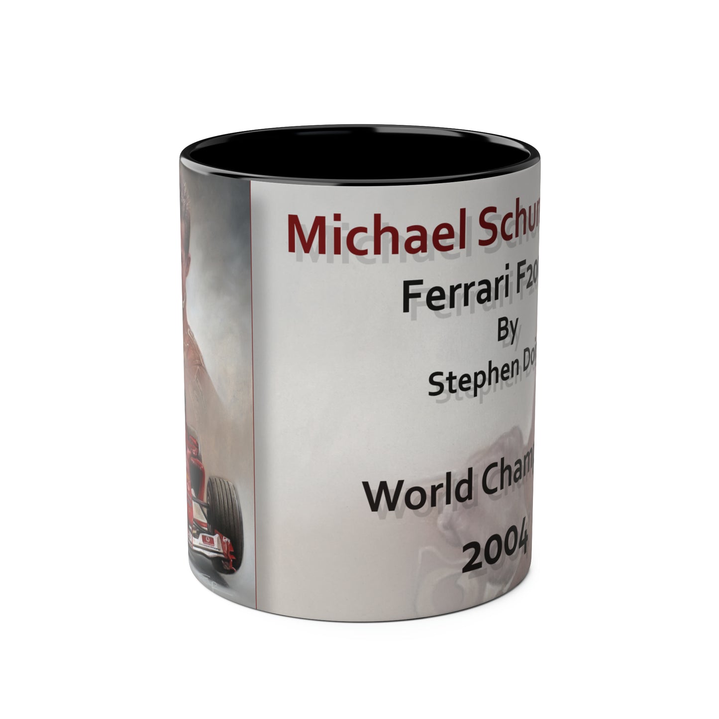 Michael Schumacher. World Champion 2004 - Two-Tone Coffee Mug, 11oz