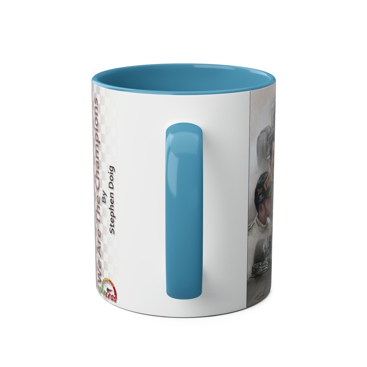 We Are The Champions - By Stephen Doig - Two Tone Coffee Mug, 11oz