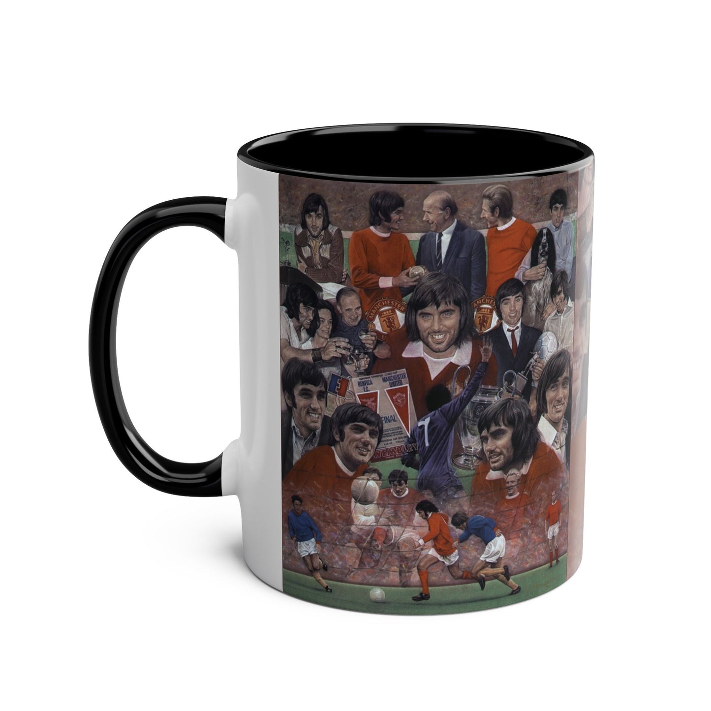 Coffee Mug - George Best Legend 11oz Two-Tone