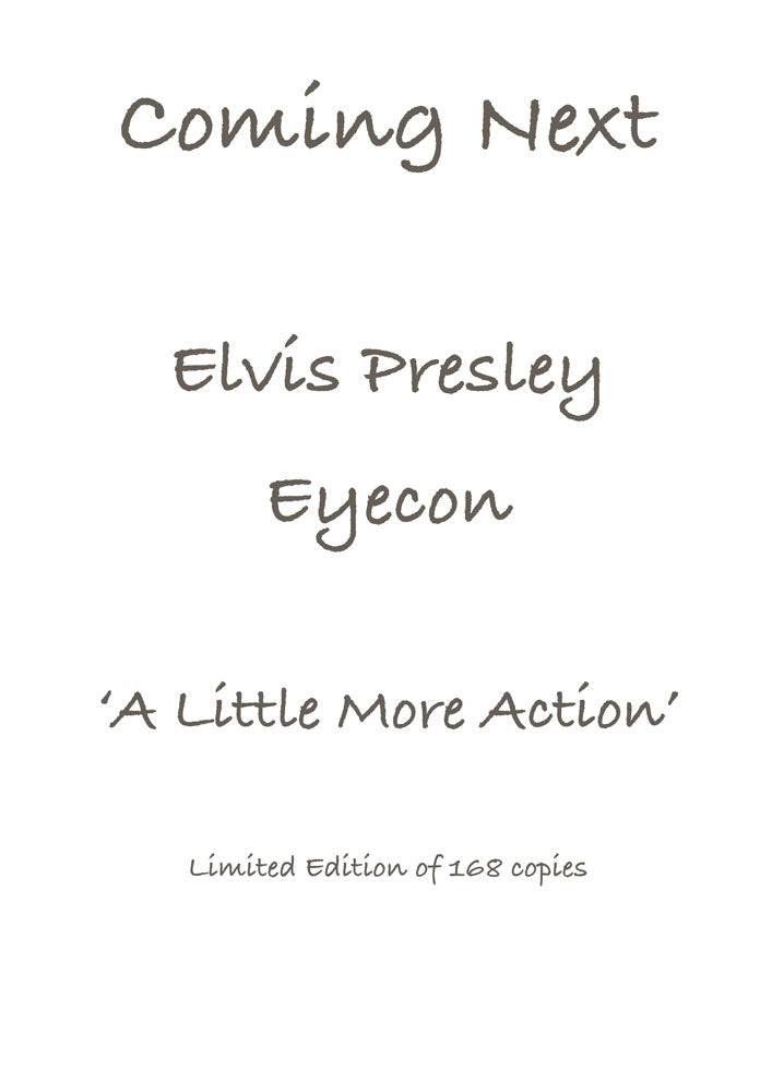 Elvis Presley - A Little More Action - Eyecon by Stephen Doig