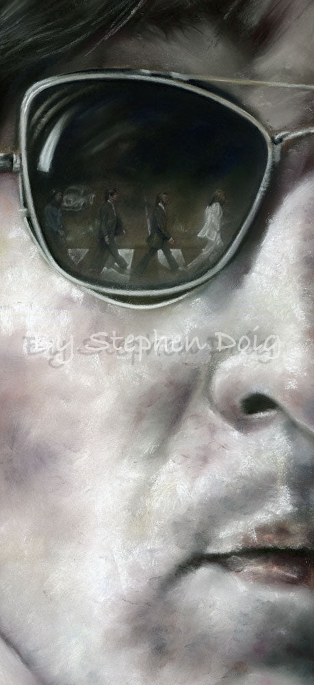 John Lennon - Abbey Road- Eyecon by Stephen Doig