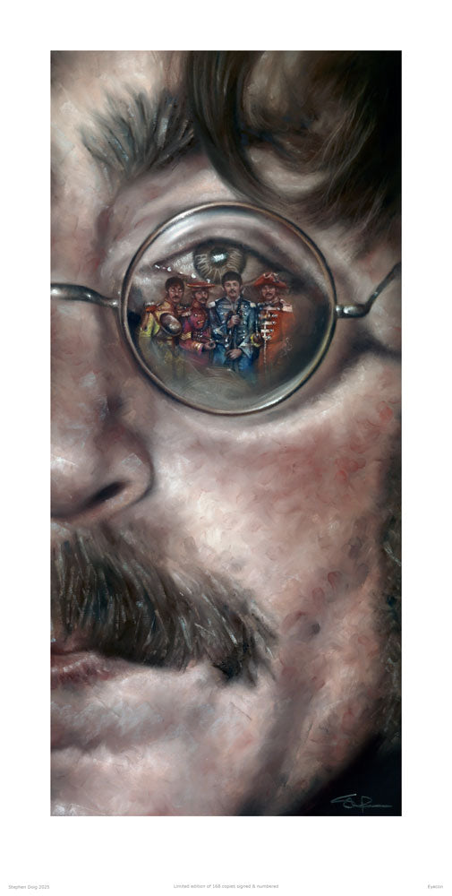 John Lennon - Sgt Pepper - Eyecon by Stephen Doig