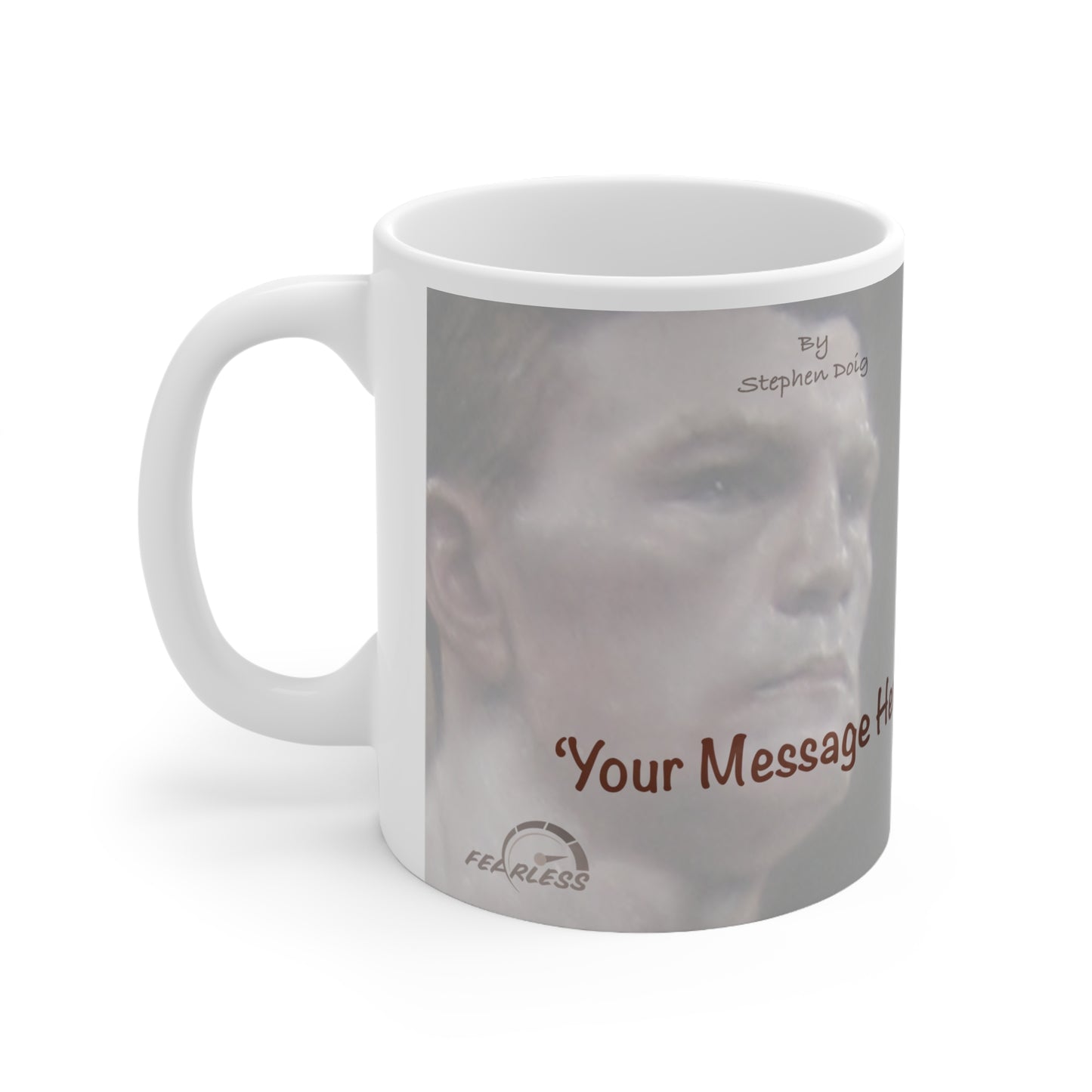 Ricky Hatton British Legend  Personalisable Coffee Mug  by Stephen Doig