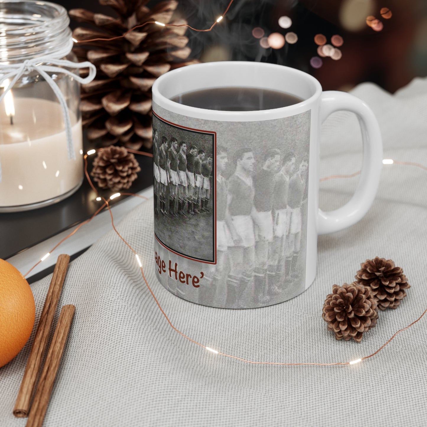 The Busby Babes  Personalisable Coffee Mug  by Stephen Doig