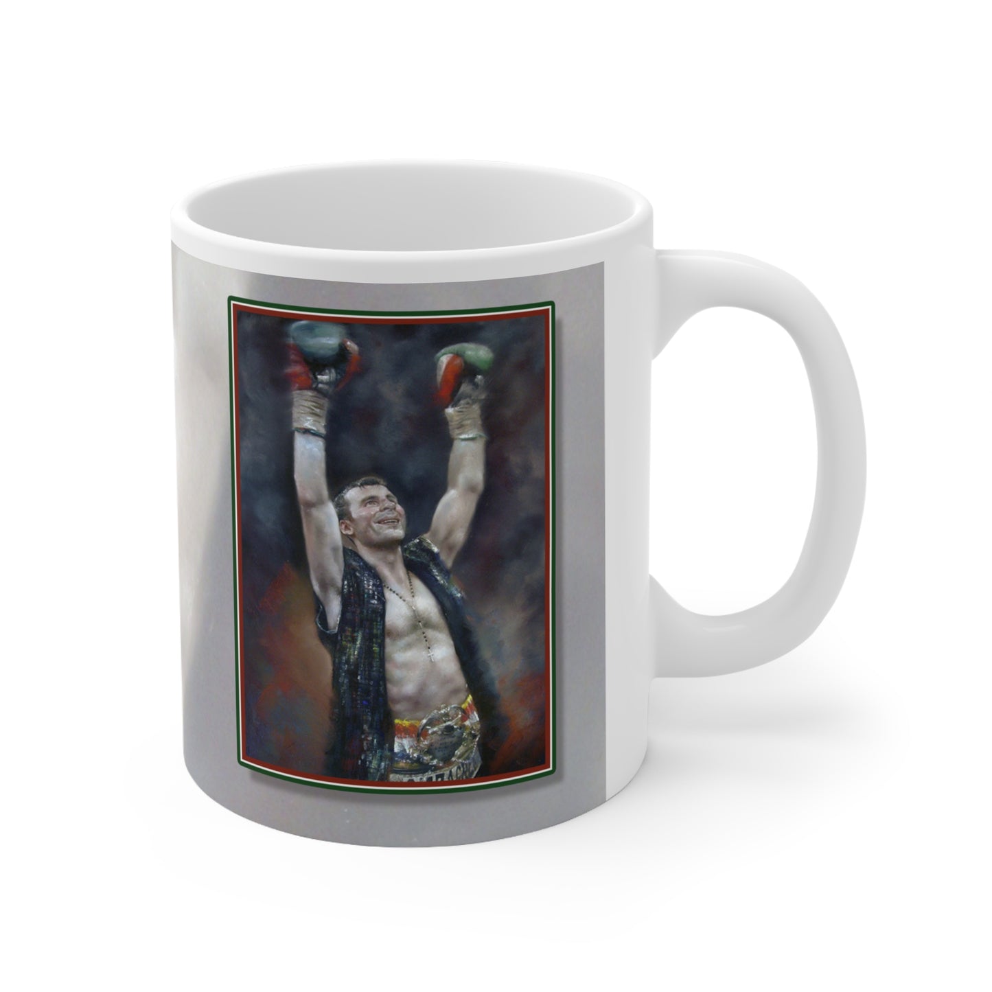Joe Calzaghe. Welsh Legend  Personalisable Coffee Mug  by Stephen Doig