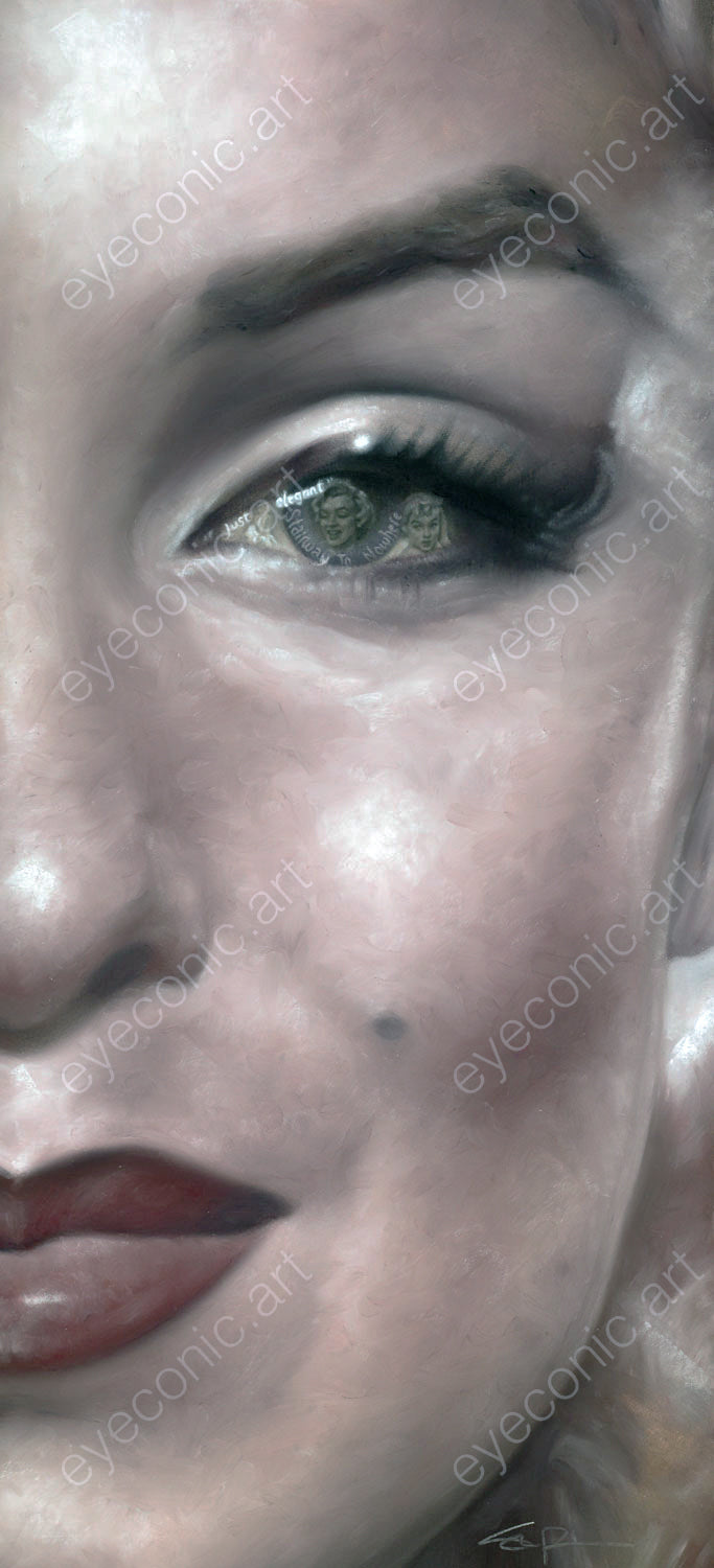 Marilyn Monroe -  just elegant  - eyecon by Stephen Doig