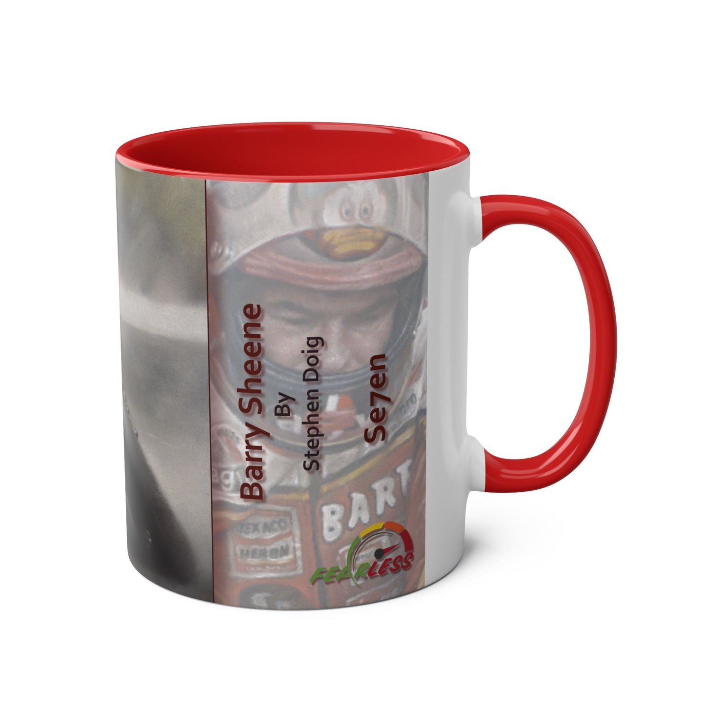 Coffee Mug - Barry Sheene No 7 by Stephen Doig
