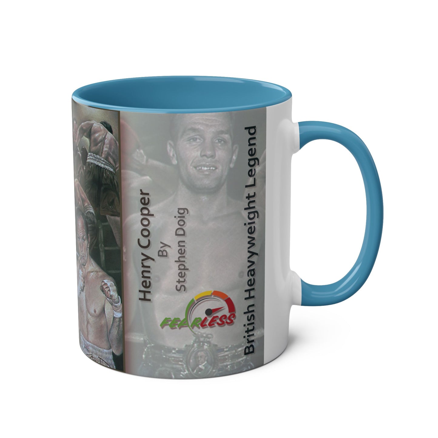 Henry Cooper, British Heavyweight Legend by Stephen Doig Coffee Mug