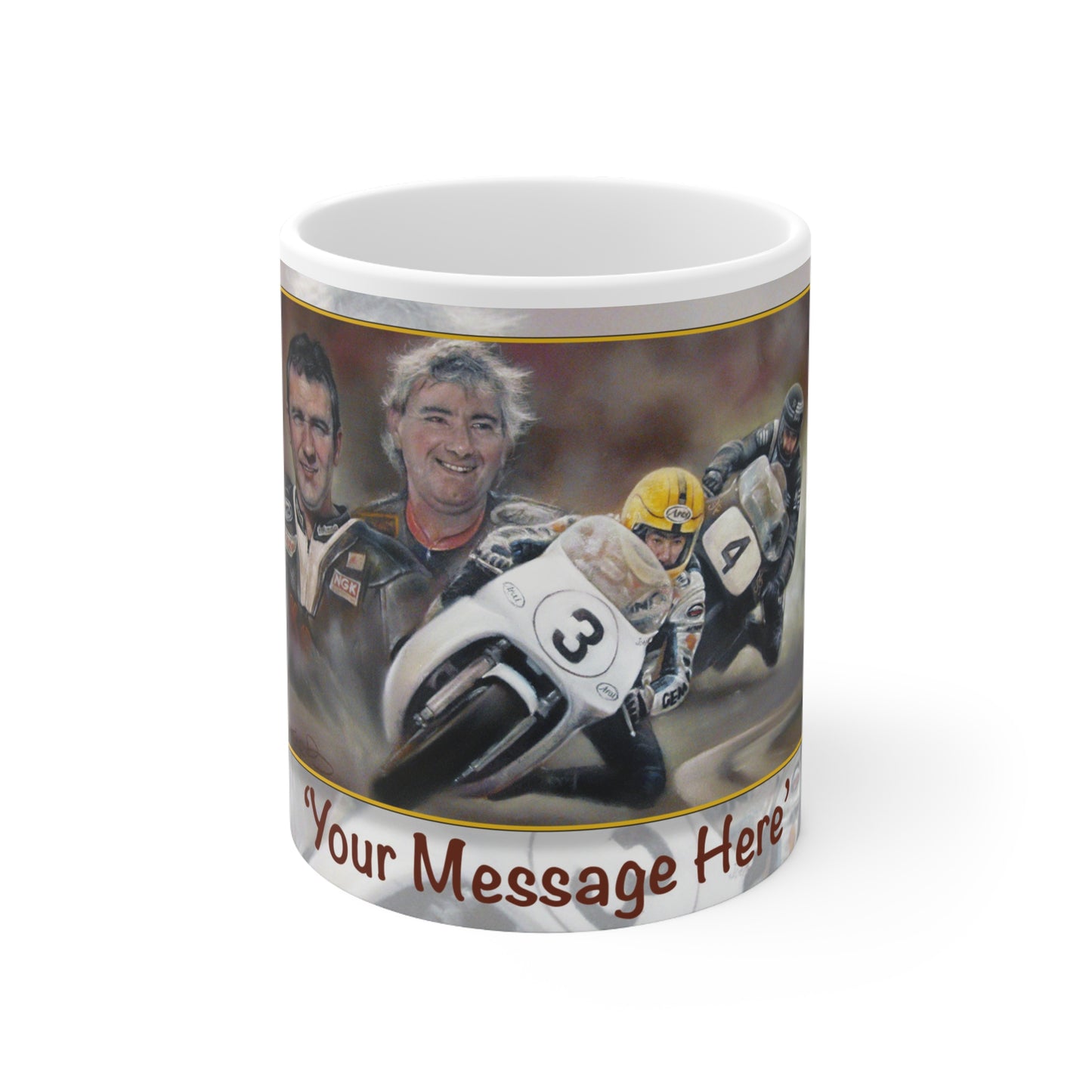 Legendary Brothers in Arms Personalisable Coffee Mug  by Stephen Doig