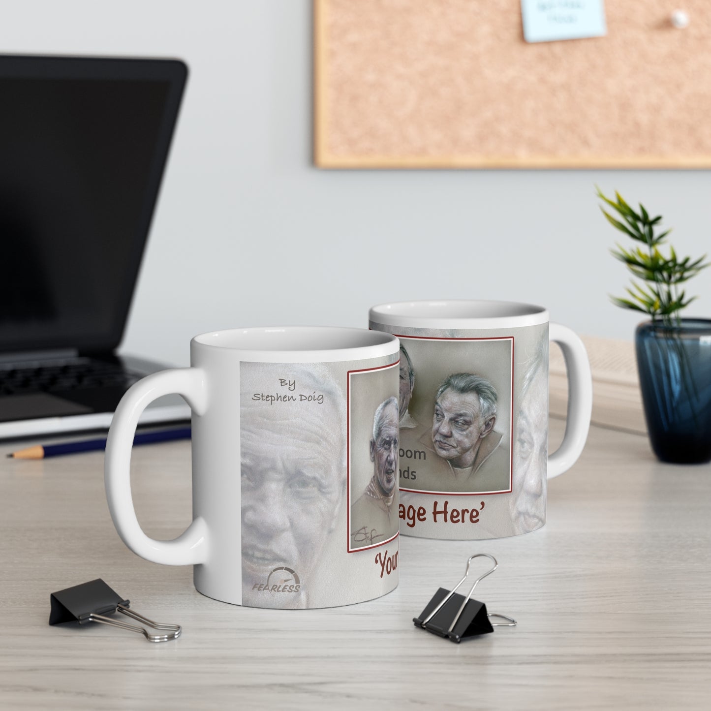 Boot Room Legends. Liverpool Managers  Personalisable Coffee Mug  by Stephen Doig