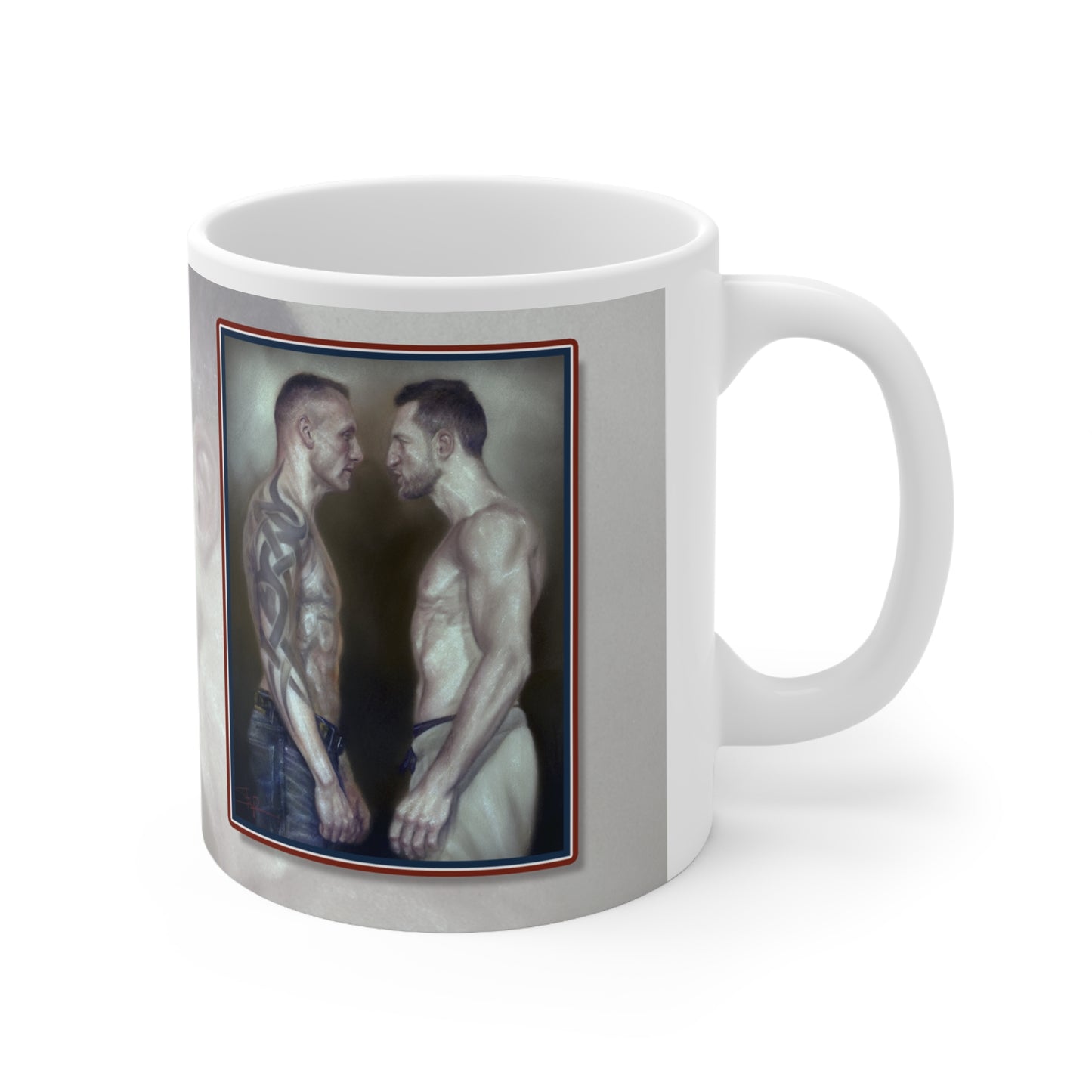 Froch vs Kessler II   Personalisable Coffee Mug  by Stephen Doig